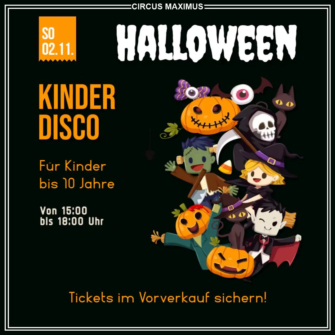 31.10. Kinderdisco FB Kinder Disco in Koblenz November 2025