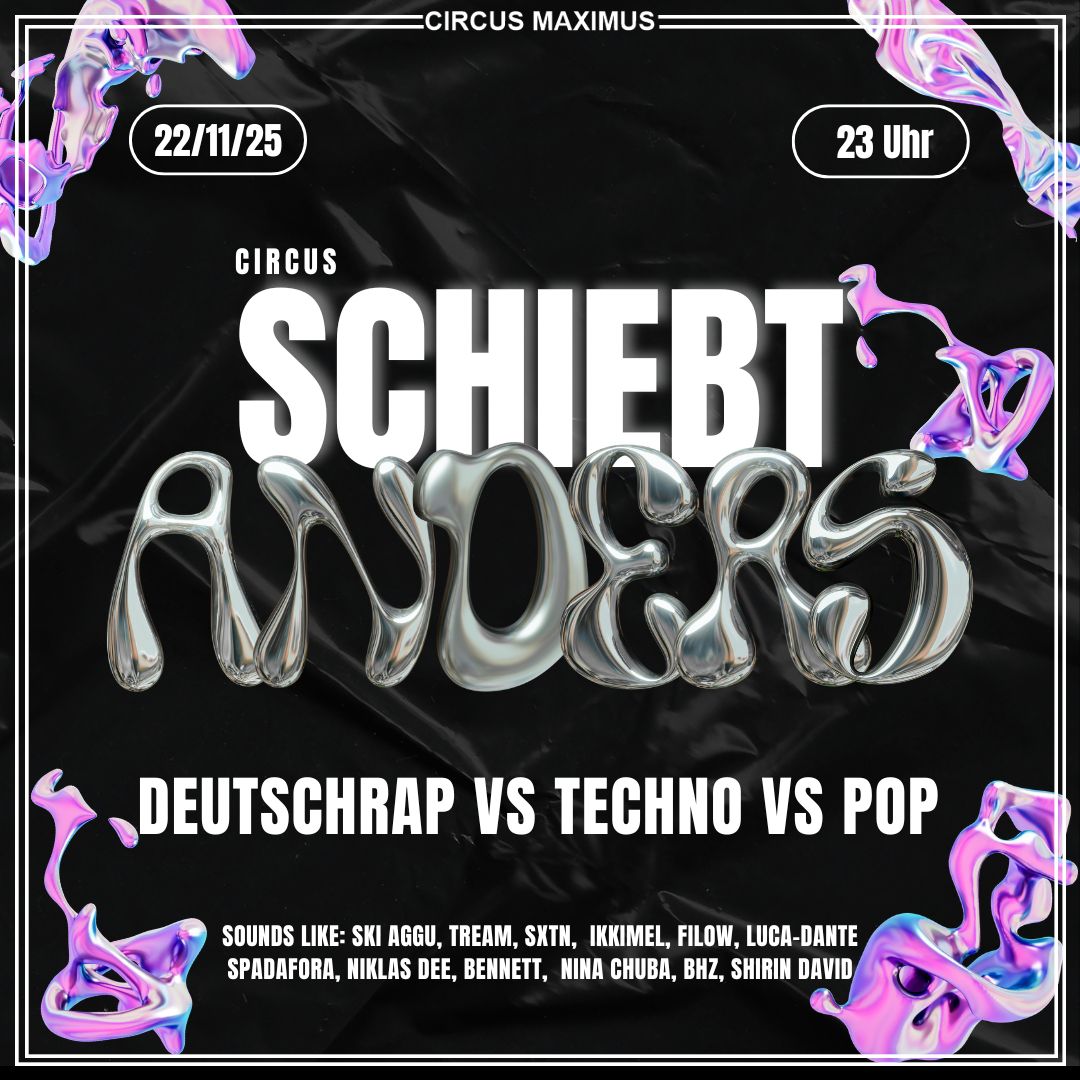 22.11. schiebt anders FB Party im Circus Maximus Koblenz November