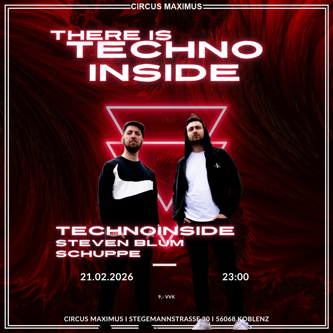 Techno Inside Party Koblenz Februar