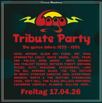 Logo Tribute Party im April 2026 in Koblenz