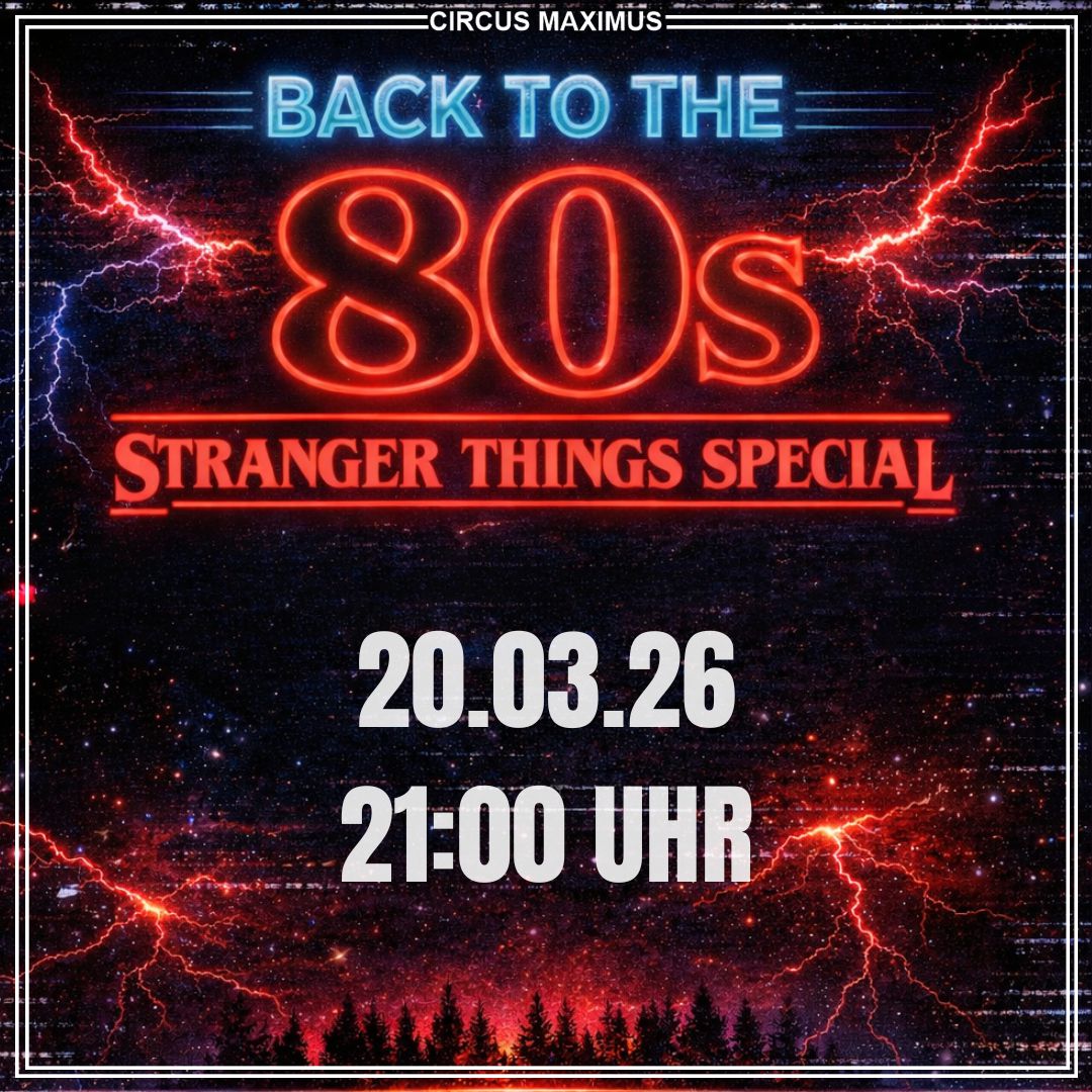 80er Party Stranger Things März 2026 in Koblenz
