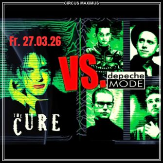 The Cure vs. Depeche Mode Party im März 2026