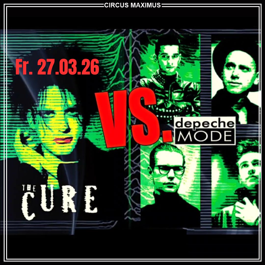 The Cure vs. Depeche Mode Party im März 2026