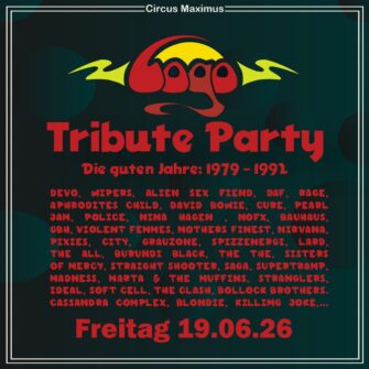 Logo Tribute Party im Juni 2026 in Koblenz