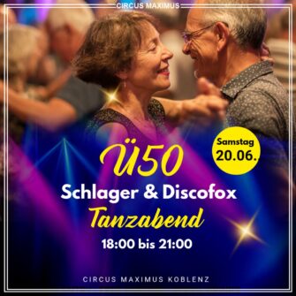 Ü50 Schlager und Discofox Party im Juni 2026 in Koblenz