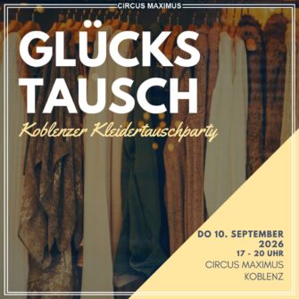 Glückstausch - die Koblenzer Kleidertauschbörse im September 2026 in Koblenz