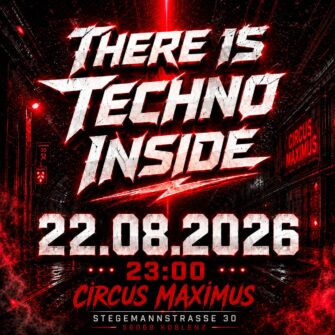 Techno Party im August 2026 in Koblenz