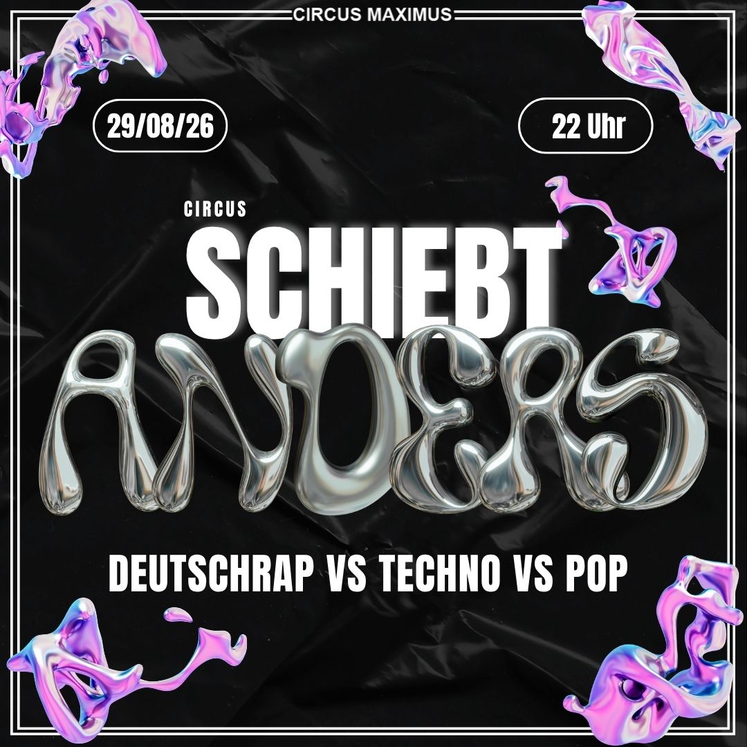 schiebt anders Party im August 2026 in Koblenz