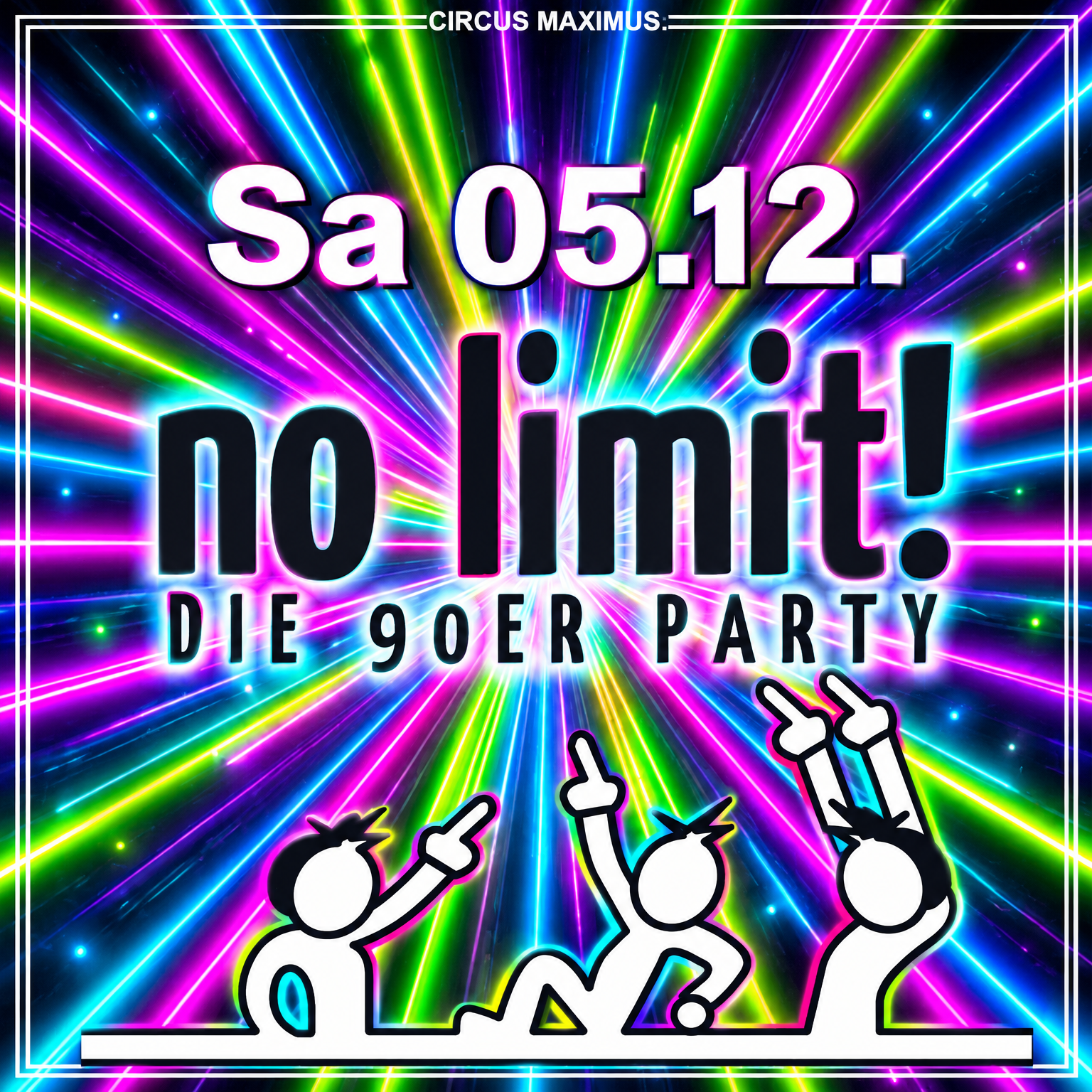 No Limit! Die 90er Party Am 05. Dezember um 22 Uhr im Circus Maximus in Koblenz