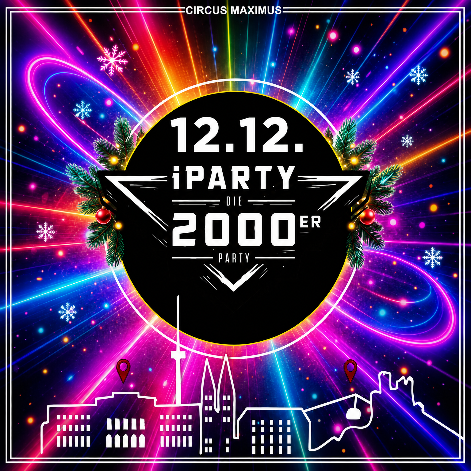 iParty - Die 2000er Party sm 12. Dezember im Circus Maximus in Koblenz