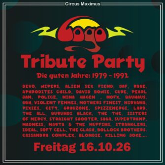 Logo Tribute Party im Oktober 2026 in Koblenz
