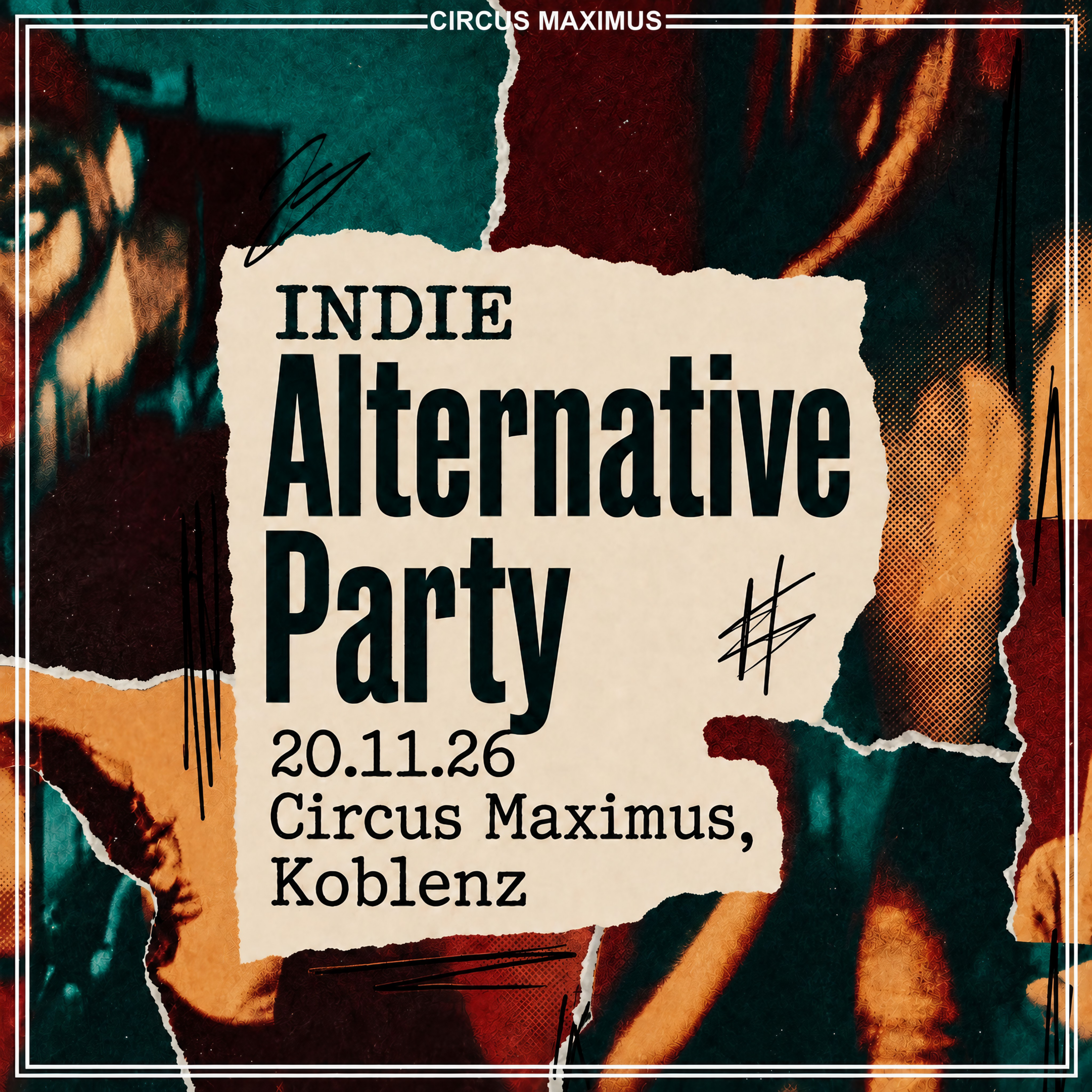 Alternative Party am 20. November um 22 Uhr im Circus Maximus in Koblenz