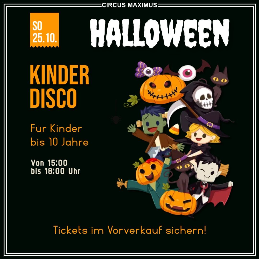 Halloween Kinderdisco im Oktober 2026 in Koblenz