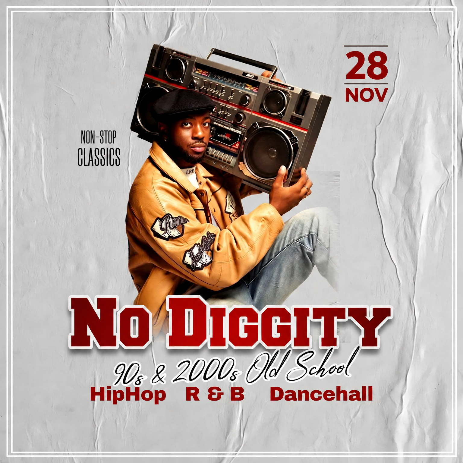 No Diggity! - Old School R&B, HipHop, Dancehall Am 28. November ab 23 Uhr im Circus Maximus in Koblenz